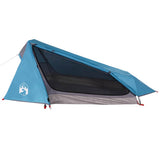 Camping Tent Tunnel 1-Person Blue Waterproof 94609