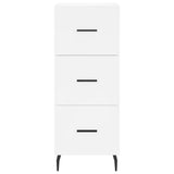 Highboard White 34.5x34x180 cm Engineered Wood 3198865