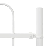 Garden Fence White 10.2 x 0.6 m Powder-coated steel 3334123