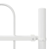 Garden Fence BOXTEL 3 pcs 5.1 x 0.6 m Powder-coated Steel White 3334063