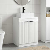 Bathroom Furniture Set White Engineered Wood 3404240