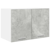 Hanging Cabinet 2 pcs Concrete Grey and White 60 x 31 x 40 cm 884169