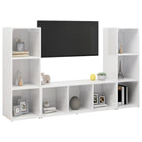 TV Cabinet 3 pcs 37 x 35 x 107.5 cm 3079961