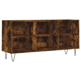 TV Cabinet Smoked Oak 103.5x30x50 cm Engineered Wood 826993