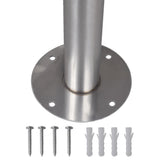 Double Mailbox on Stand Stainless Steel 271747