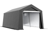 3.6 x 2.1m Portable Outdoor Shed, with Window - Dark Grey T3398P323922