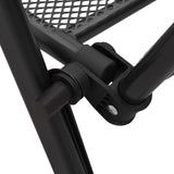 Reclining Garden Chair Set 5 pcs Anthracite Powder-coated Steel 3283762