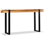 Console Table Solid Reclaimed Wood Adjustable 244594