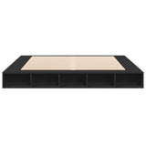 Bed Frame without Mattress Black 200x200 cm 3280448