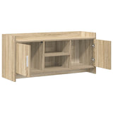 TV Cabinet 102 x 33 x 47 cm Sonoma Oak Engineered Wood 8011165