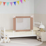 10216 Toddler Safety Bed Rail Taupe 90x25 cm Fabric