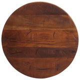 Table Top 50x2.5 cm Round Solid Wood Reclaimed 370036