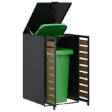 Wheelie Bin Storage with Gas Lift-up Lid for 240L Bin Steel 42018681