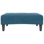 Footstool Blue 77x55x31 cm Velvet 4007374