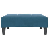 Footstool Blue 77x55x31 cm Velvet 4007374