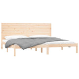 Bed Frame without Mattress 200x200 cm Solid Wood 3104628