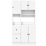 Kitchen Cabinet White 95x50x180 cm Engineered Wood 3276532