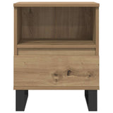 Bedside Cabinet Artisan Oak 40x35x50 cm Engineered Wood 857378