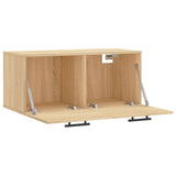 Wall Cabinet Sonoma Oak 80x36.5x35 cm Engineered Wood 830103
