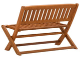 Children Bench 1 -Seater 61 x 38 x 57 cm Solid Eucalyptus Wood 42032415