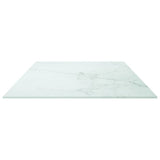 Table Top White Tempered Glass Medium Durable Coffee Table Top 322258