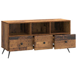 TV Cabinet Old Wood 102 x 34.5 x 50 cm Engineered Wood 895603