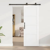 Sliding Door ORKDAL White 73.5 x 198.5 cm Solid Pine Wood 3333439