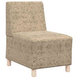 Modular Sofa Unit Armless 3 pcs Light Grey 55 x 74 x 82 cm 3399833