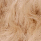 Faux Sheepskin Rug TAFALLA Beige 160 x 160 cm Polyester 42021488