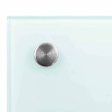 Kitchen Backsplash 2 pcs White 90 x 50 cm Tempered Glass 3415420