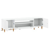LED TV Cabinet White Engineered Wood 896245