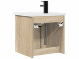 Bathroom Vanity Unit with Tap Sonoma Oak 42 x 40 x 74.5 cm 889531
