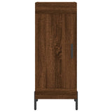 Sideboard Brown Oak 34.5x34x90 cm Engineered Wood 830459