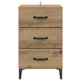 Bedside Cabinet Artisan Oak 40 x 40.5 x 66 cm Engineered Wood 880623