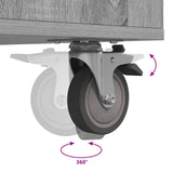 Golf Cabinet with Wheel Plain Grey Sonoma 65 x 45 x 98 cm 899452