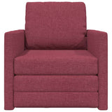 Sofa Bed Wine Red 74 x 77 x 81 cm Fabric 4106624
