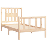 Bed Frame without Mattress Solid Wood Pine 90x200 cm 3188151