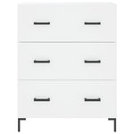 Highboard White 69.5x34x180 cm Engineered Wood 3189381