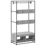 Wardrobe Grey Sonoma 90x50x180 cm Engineered Wood 849297