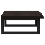 Basin Shelf Wall Mounted Steel and Solid Wood Oak 3302585