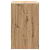 Garage Storage Cabinet Artisan Oak 60x51x85 cm Solid Wood Pine 860579