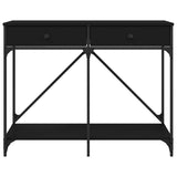 Console Table Black 100x39x78.5 cm Engineered Wood 835484