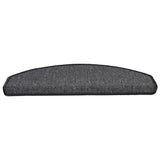 Stair mats 10 pcs 65 x 24 x 4 cm Non-Slip Anthracite 149751