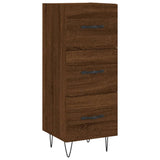 Sideboard Brown Oak 34.5x34x90 cm Engineered Wood 828603