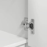 Cabinet with Drawer White 55.5x34x119.5 cm Engineered Wood 861643