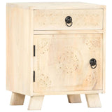 Bedside Cabinet 40x30x50 cm Solid Mango Wood 282867