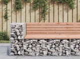 Garden Bench Natural wood tone and silver 834381