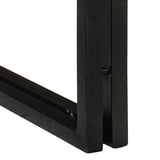 Nesting Table 3 pcs Brown and Black Solid Mango Wood and Metal 4104730
