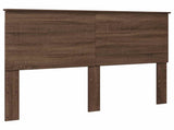 Bed Frame with Drawer Brown Oak 140 x 190 cm Engineer Wood 3409460