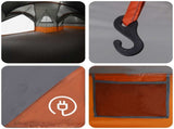 Family Tent with Rainfly Water-resistant 5-Person 42042260